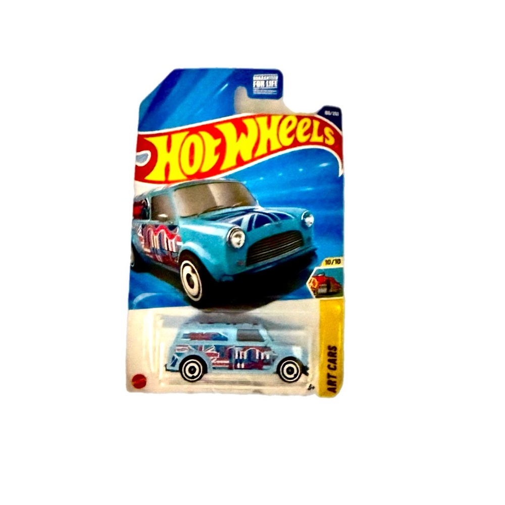Hot Wheels Basic Car '67 Austin Mini Van ,Ships next day .
